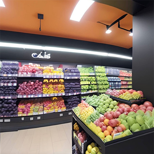 A Grocery Store With Produce Km7vt6cb