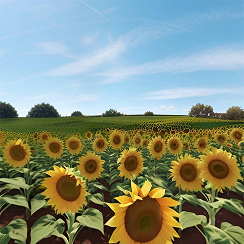 A Field Of Sunflowers Rmojsua9